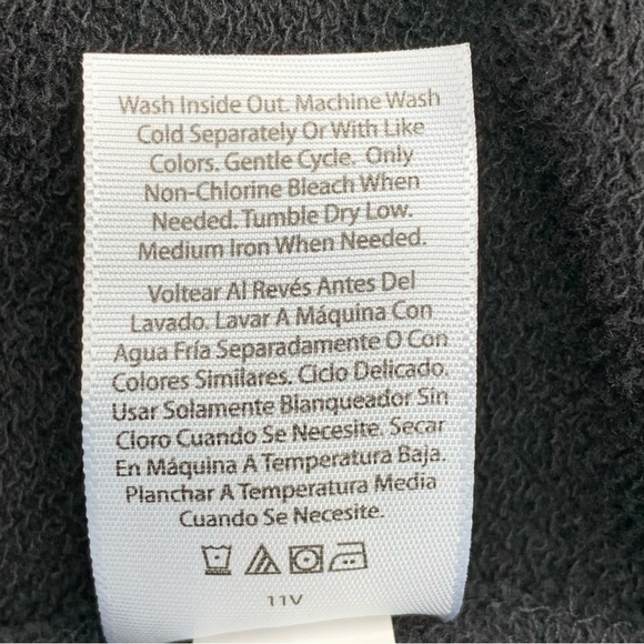 Small Black Sweatshirt Long Sleeve Stretch Casual Time And Tru Casual - Picture 8 of 8